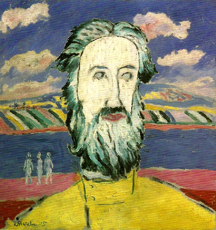Kazimir Malevich head of a peasant oil painting image